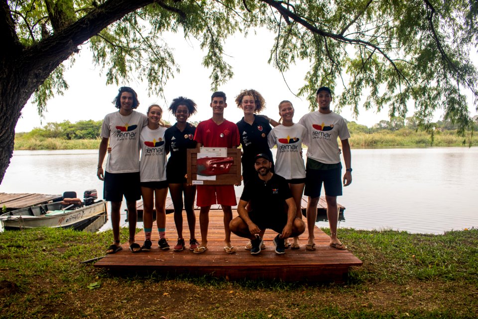 14.12.2019 - Prefeita Paula Mascarenhas prestigia o Café de Chaleira do projeto Remar para o Futuro - Foto Michel Corvello