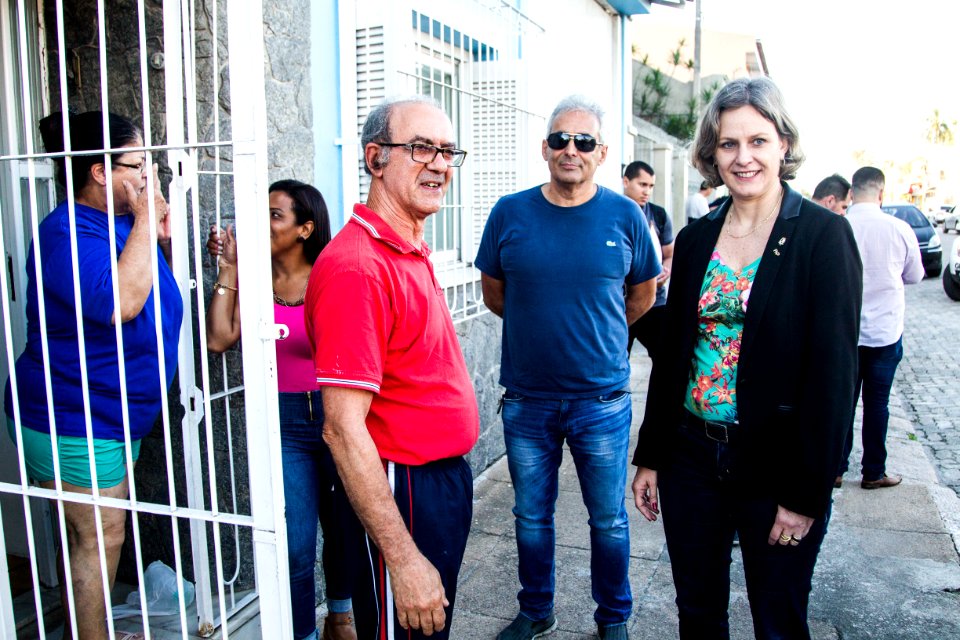 07.11.2019 - Caminhada de entrega da rua Frederico Bastos, no Fragata, requalificada pela SMOP - Foto: Gustavo Vara