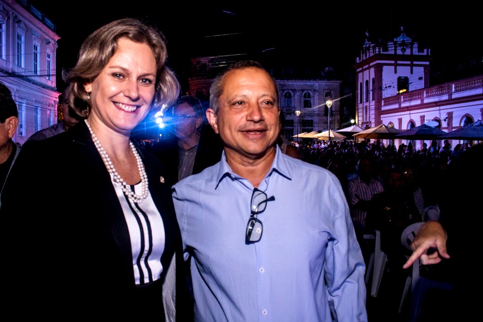31.01.2020 - Prefeita Paula Mascarenhas prestigia o encerramento do Festival Internacional Sesc de Música - Foto Michel Corvello