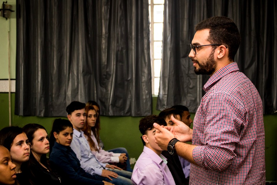 22.10.2019 - Aula do Start no colégio Pelotense - Foto Michel Corvello