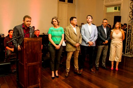 20.12.2019 - Prefeita Paula Mascarenhas participa da inauguração do novo sinal aberto da TV Câmara - Foto: Gustavo Vara