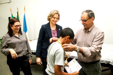 29.10.2019 - Prefeita Paula Mascarenhas realiza a entrega da premiação da olimpíada de Astronomia e Astronáutica - Foto: Gustavo Vara