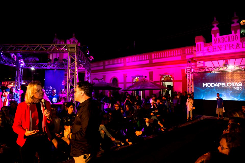 09.10.2019 - Prefeita Paula Mascarenhas participa da abertura do Moda Pelotas - Foto: Gustavo Vara