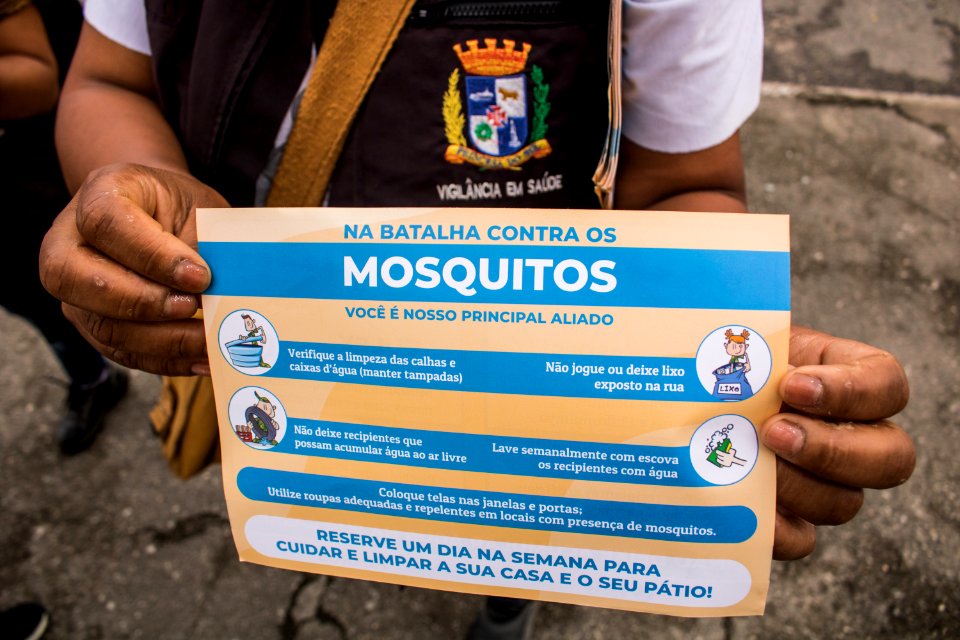 22.11.2019 - Ação educativa de combate ao mosquito Aedes - Foto Michel Corvello