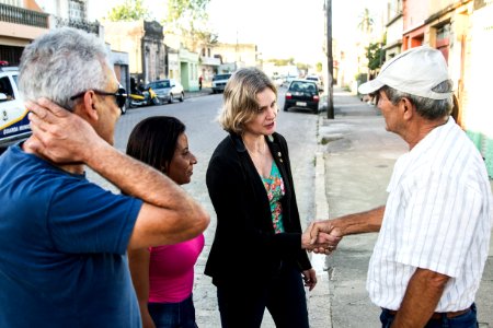 07.11.2019 - Caminhada de entrega da rua Frederico Bastos, no Fragata, requalificada pela SMOP - Foto: Gustavo Vara
