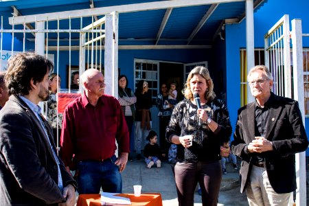 25.09.2019 - Prefeita Paula Mascarenhas realiza assinatura do contrato para iluminação de LED da avenida Adolfo Fetter no Barro Duro - Foto Michel Corvello