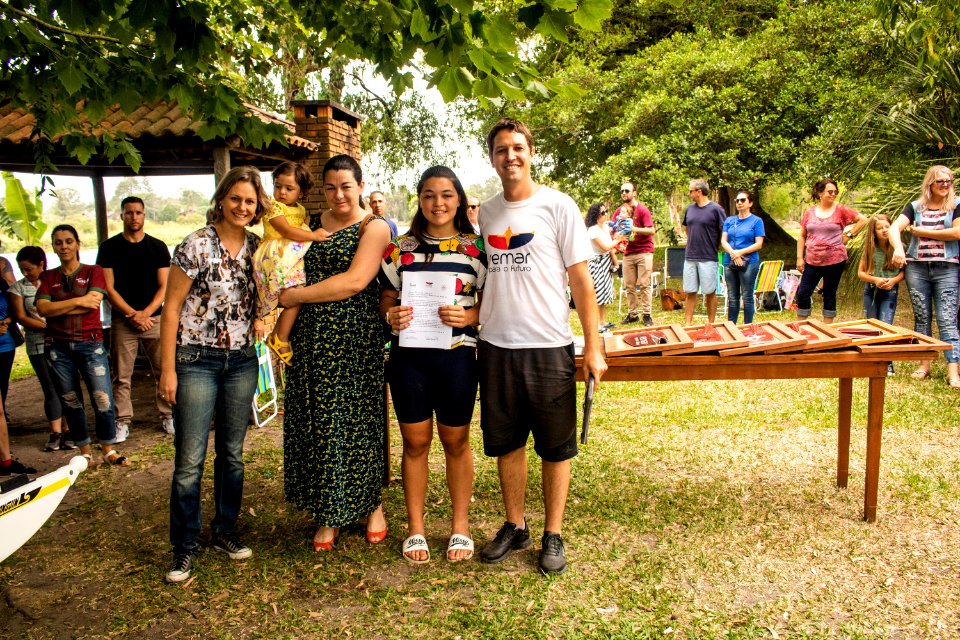 14.12.2019 - Prefeita Paula Mascarenhas prestigia o Café de Chaleira do projeto Remar para o Futuro - Foto Michel Corvello
