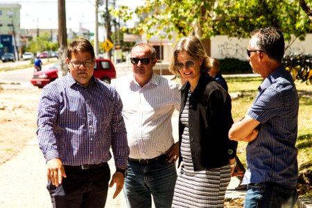19.12.2019 - Prefeita Paula Mascarenhas visita às obras do Sanep  na Praça do Colono, rua Barão de Azevedo Machado (entre Gonçalves Chaves e JK), avenida Ildefonso em frente a Mario Peiruque  - Foto: Gustavo Vara