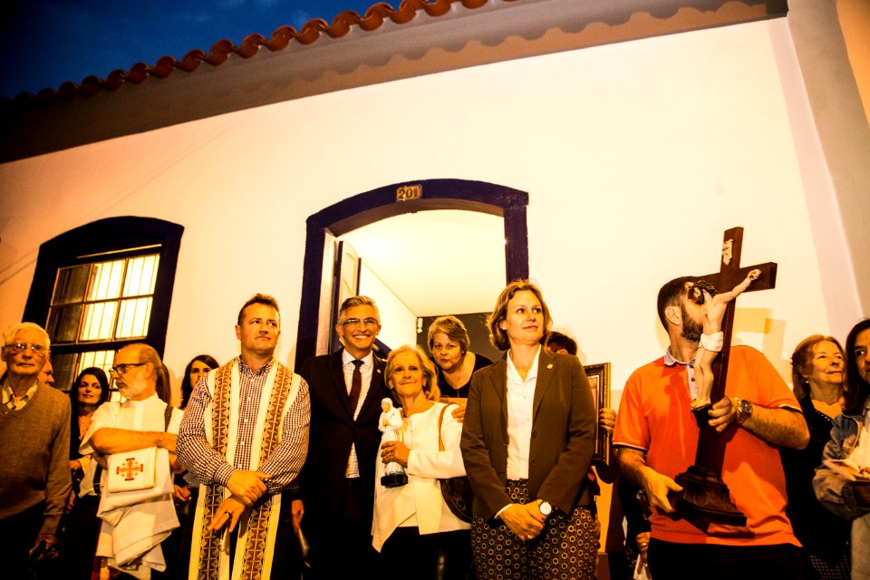 12.11.2019 - Prefeita Paula Mascarenhas participa da missa de ação de graças e inauguração da nova sede do Banco de Alimentos Madre Tereza de Calcutá - Foto: Gustavo Vara