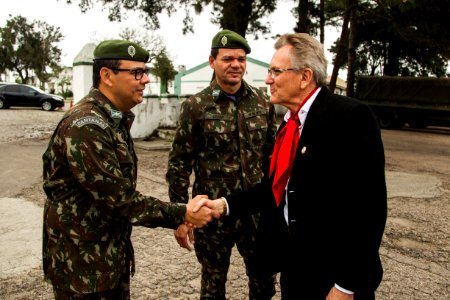 14.09.2019 - Solenidade no 9º BIMtz com a Fusão da Chama na abertura da Semana Farroupilha - Foto: Gustavo Vara