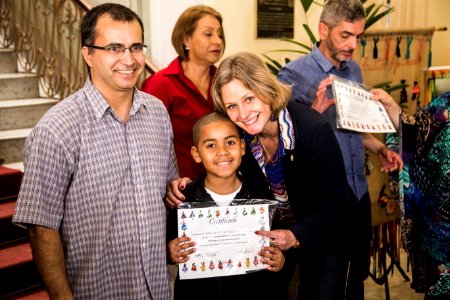 11.11.2019 - Prefeita Paula Mascarenhas participa da abertura da Mostra de Trabalhos Escolares sobre Cultura Afro-indígena - Foto: Gustavo Vara