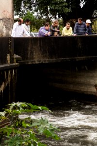 04.10.2019 - Prefeita Paula Mascarenhas vistoria sistema de drenagem na Casa de Bomba Anglo e obra na rua Gomes Carneiro - Foto: Gustavo Vara