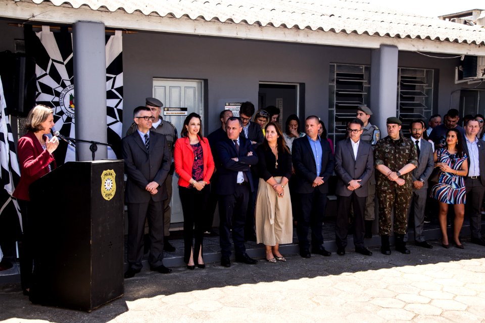 06.11.2019 - Prefeita Paula Mascarenhas participa da inauguração da Sala das Margaridas na Polícia Civil - Foto: Gustavo Vara