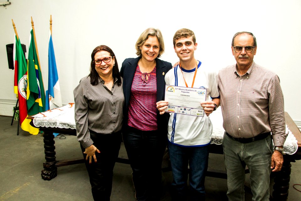 29.10.2019 - Prefeita Paula Mascarenhas realiza a entrega da premiação da olimpíada de Astronomia e Astronáutica - Foto: Gustavo Vara
