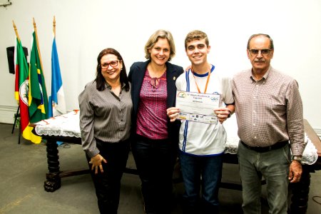 29.10.2019 - Prefeita Paula Mascarenhas realiza a entrega da premiação da olimpíada de Astronomia e Astronáutica - Foto: Gustavo Vara
