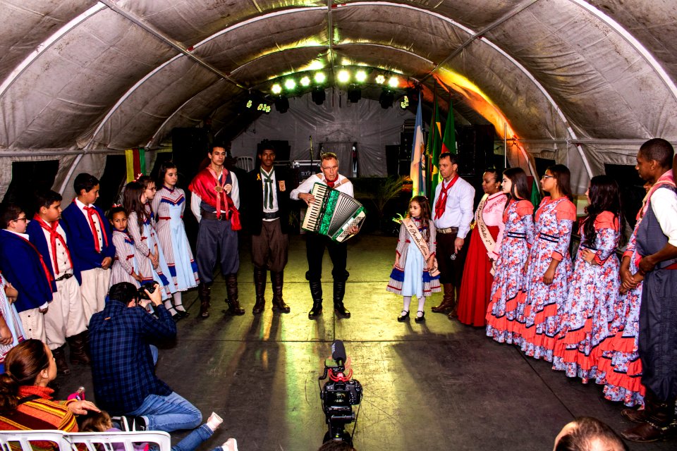 18.09.2019 - Vice-prefeito Idemar Barz prestigia ronda dos CTGs Os Farrapos, Cancela Grande e União Gaúcha - Foto Michel Corvello