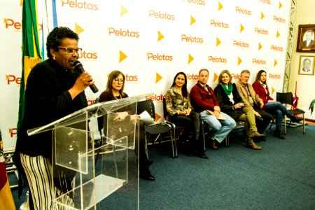 11.09.2019 -  Prefeita Paula Mascarenhas no evento de posse do Conselho dos Direitos da Mulher - Foto: Gustavo Vara