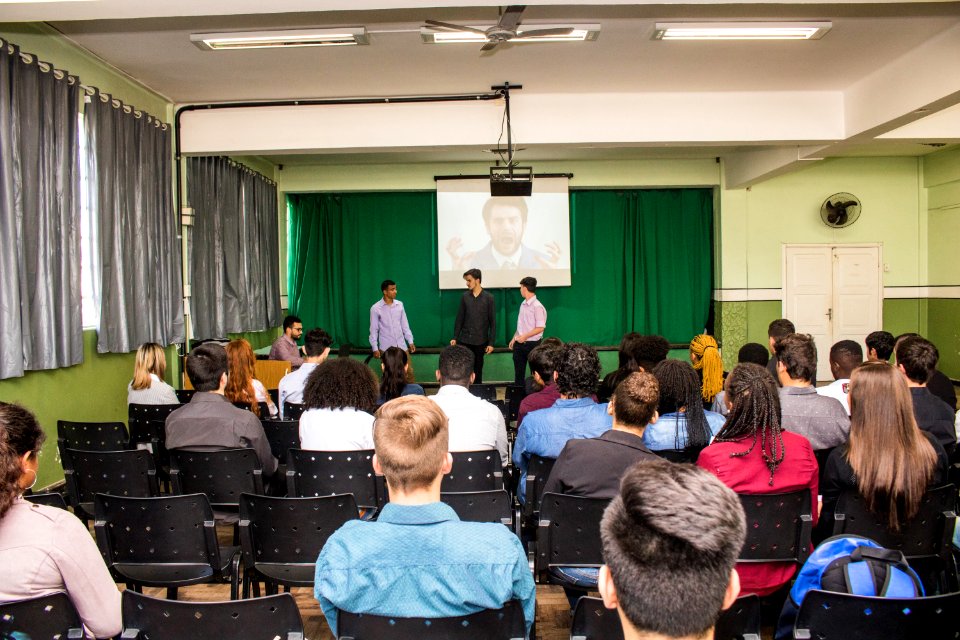 22.10.2019 - Aula do Start no colégio Pelotense - Foto Michel Corvello