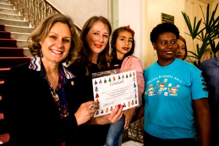 11.11.2019 - Prefeita Paula Mascarenhas participa da abertura da Mostra de Trabalhos Escolares sobre Cultura Afro-indígena - Foto: Gustavo Vara