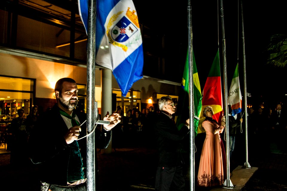14.09.2019 - Vice prefeito Idemar Barz participa da abertura da Semana Farroupilha no Shopping Pelotas - Foto: Gustavo Vara