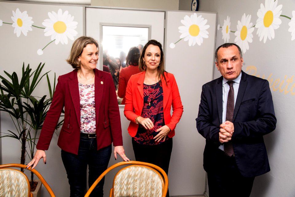 06.11.2019 - Prefeita Paula Mascarenhas participa da inauguração da Sala das Margaridas na Polícia Civil - Foto: Gustavo Vara