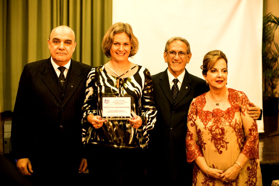 21.11.2019 - Prefeita Paula Mascarenhas é homenageada no Evento ‘A Vida da Santa Casa’  - Foto: Gustavo Vara
