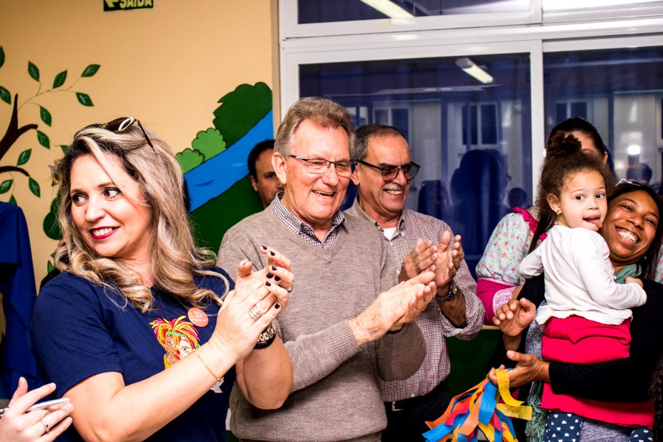 13.09.2019 - Vice-prefeito Idemar Barz prestigia aniversário de 20 anos da Emei Monteiro Lobato - Foto Michel Corvello
