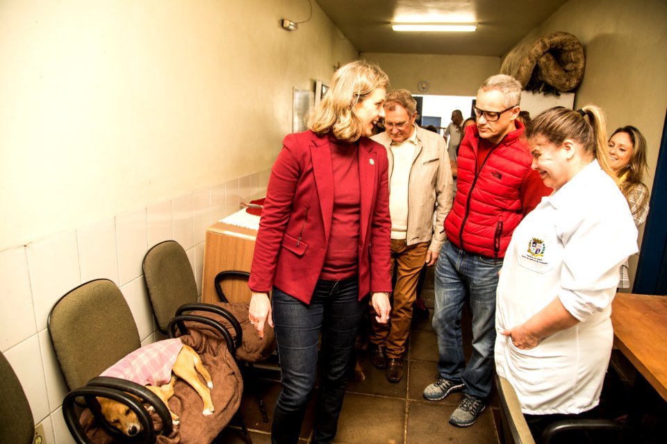 28.08.2019 - Prefeita Paula Mascarenhas em visita ao Canil Municipal, a convite do Comupa - Foto: Gustavo Vara