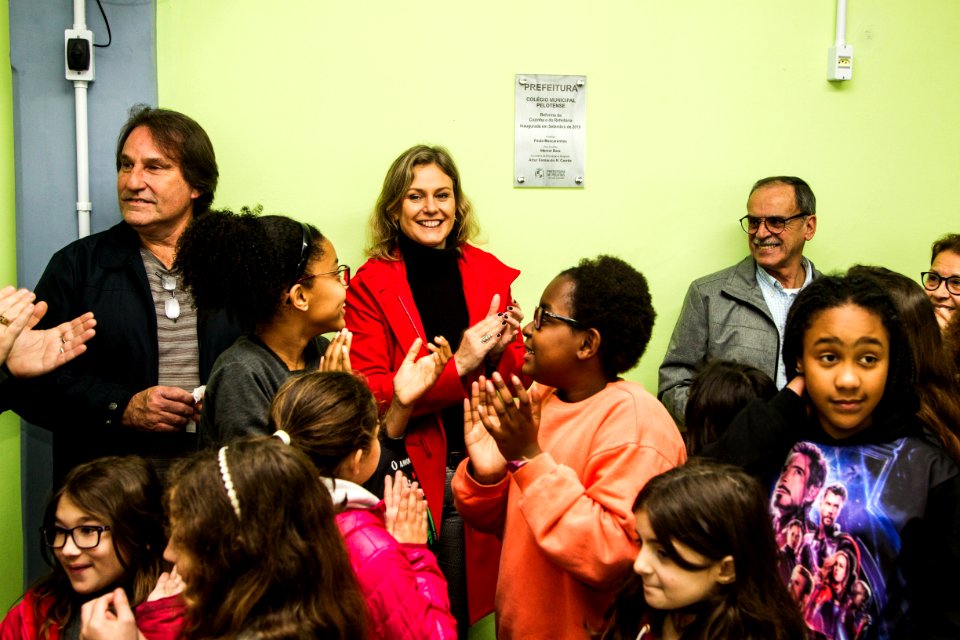 12.09.2019 - Prefeita Paula Mascarenhas realiza a entrega das obras do refeitório e cozinha do Colégio Pelotense - Foto: Gustavo Vara