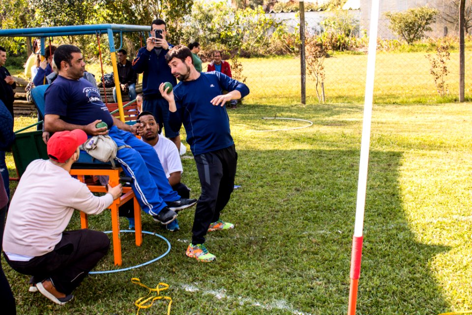 28.08.2019 - Tarde esportiva com alunos das escolas especiais e do Centro Social Urbano do Areal - Foto Michel Corvello