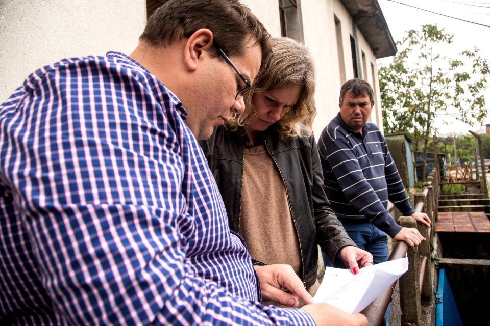 04.10.2019 - Prefeita Paula Mascarenhas vistoria sistema de drenagem na Casa de Bomba Anglo e obra na rua Gomes Carneiro - Foto: Gustavo Vara