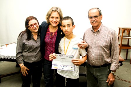 29.10.2019 - Prefeita Paula Mascarenhas realiza a entrega da premiação da olimpíada de Astronomia e Astronáutica - Foto: Gustavo Vara