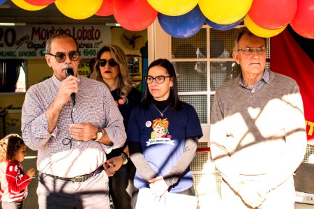 13.09.2019 - Vice-prefeito Idemar Barz prestigia aniversário de 20 anos da Emei Monteiro Lobato - Foto Michel Corvello