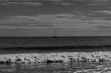 Wish I had a ship and lose myself in the sea