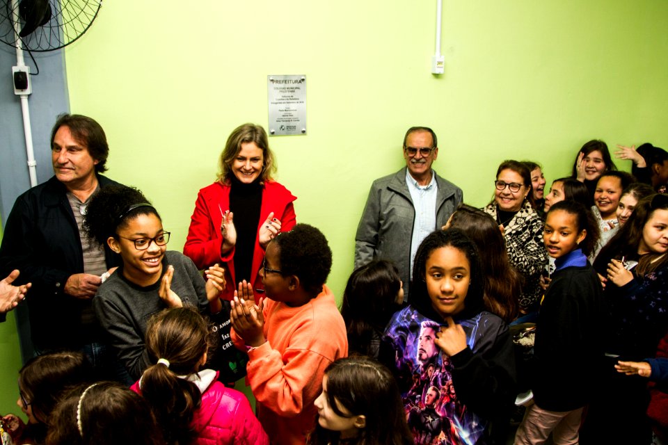 12.09.2019 - Prefeita Paula Mascarenhas realiza a entrega das obras do refeitório e cozinha do Colégio Pelotense - Foto: Gustavo Vara