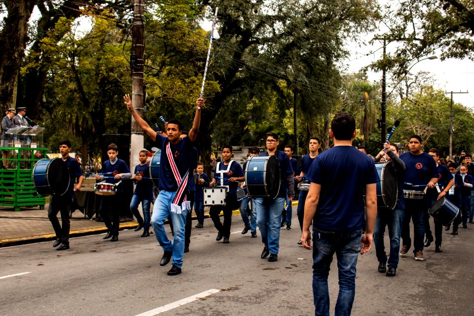 07.09.2019 - Prefeita Paula e o vice-prefeito Idemar Barz prestigiam desfile cívico militar de 7 de setembro - Foto Michel Corvello
