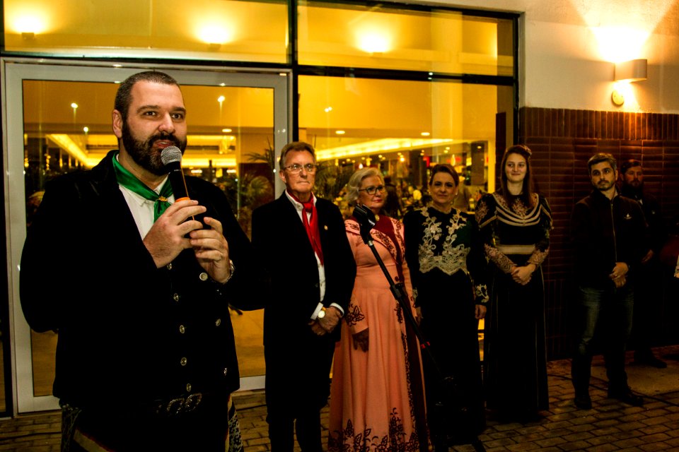 14.09.2019 - Vice prefeito Idemar Barz participa da abertura da Semana Farroupilha no Shopping Pelotas - Foto: Gustavo Vara