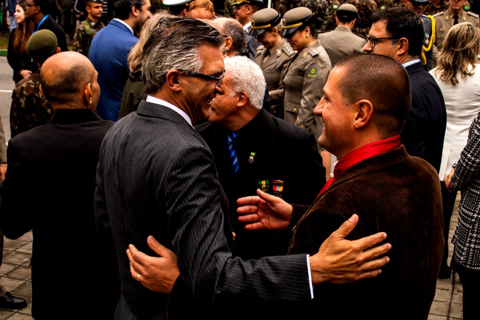 07.09.2019 - Prefeita Paula e o vice-prefeito Idemar Barz prestigiam desfile cívico militar de 7 de setembro - Foto Michel Corvello