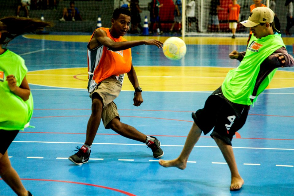 26.11.2019 - Atividades esportivas do projeto Construindo Saberes - Foto: Gustavo Vara