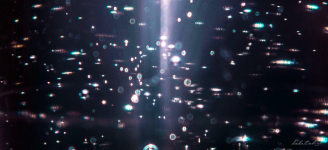 Like stars through space.