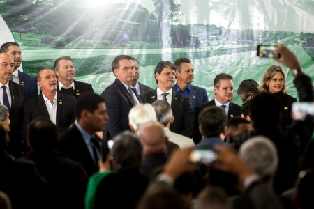 12.08.2019 -  Entrega de trecho de 47 km da BR 116 com a presença do presidente da República, Jair Bolsonaro - Foto: Gustavo Vara