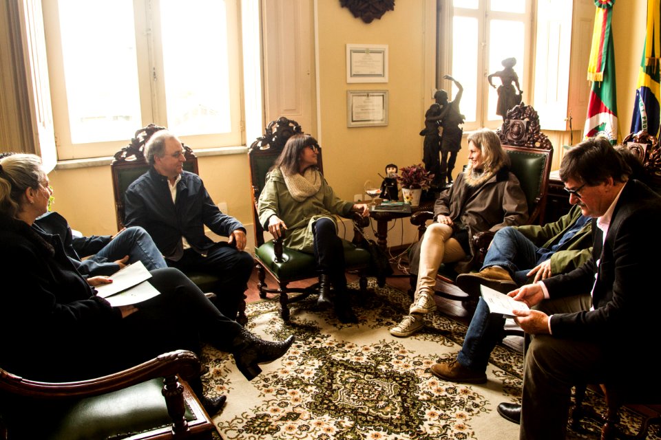09.09.2019 - Prefeita Paula Mascarenhas  em reunião com a Associação Rural de Pelotas - Foto: Gustavo Vara