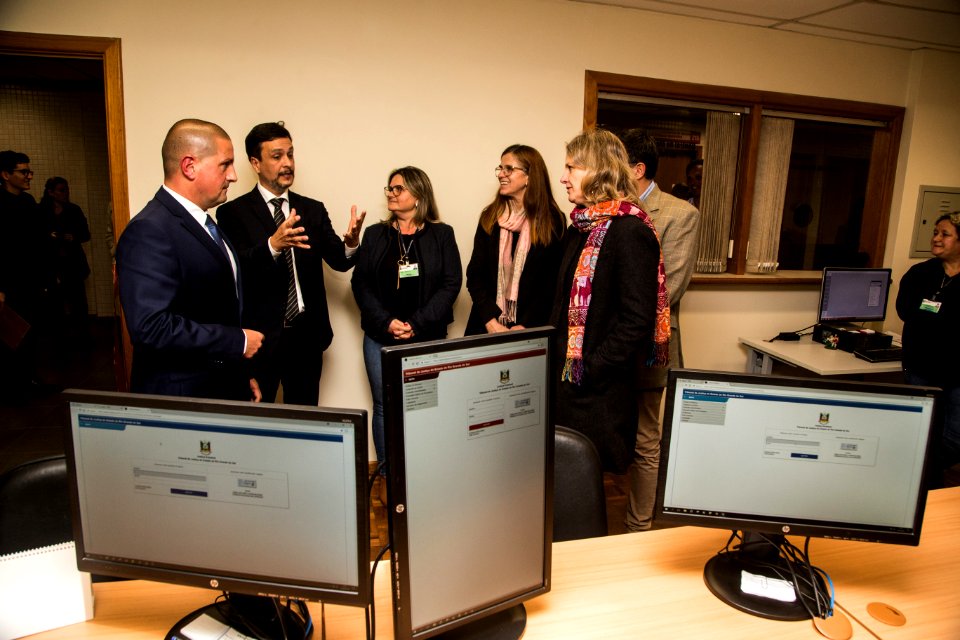 16.09.2019 - Prefeita Paula Mascarenhas participa da solenidade de Instalação das Centrais de Cumprimento Cartorário(CCC) e de Atendimento ao Público (CAP) - Foto: Gustavo Vara