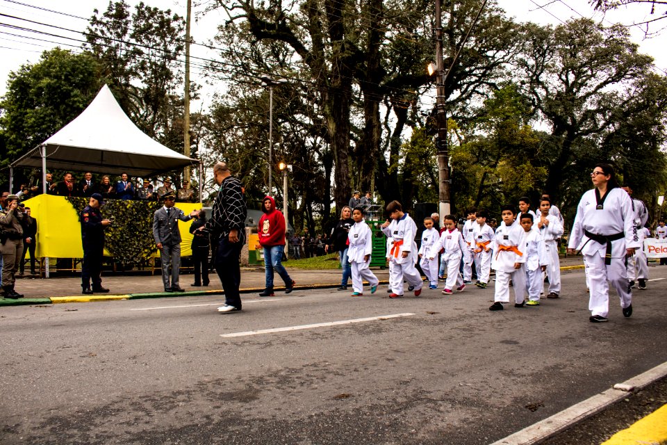 07.09.2019 - Prefeita Paula e o vice-prefeito Idemar Barz prestigiam desfile cívico militar de 7 de setembro - Foto Michel Corvello