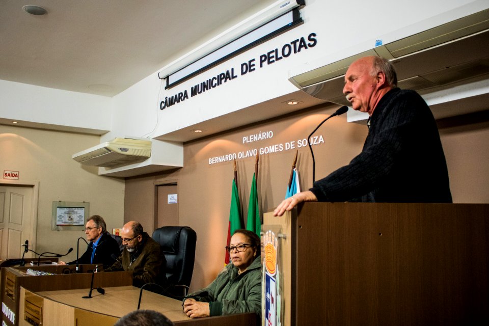 24.07.2019 - Prefeito em exercício Idemar Barz prestigia Sessão Solene em comemoração ao dia do Colono e da Imigração alemã - Foto Michel Corvello