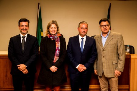16.09.2019 - Prefeita Paula Mascarenhas participa da solenidade de Instalação das Centrais de Cumprimento Cartorário(CCC) e de Atendimento ao Público (CAP) - Foto: Gustavo Vara