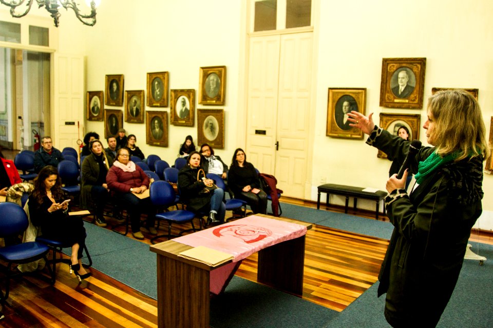 11.09.2019 -  Prefeita Paula Mascarenhas no evento de posse do Conselho dos Direitos da Mulher - Foto: Gustavo Vara