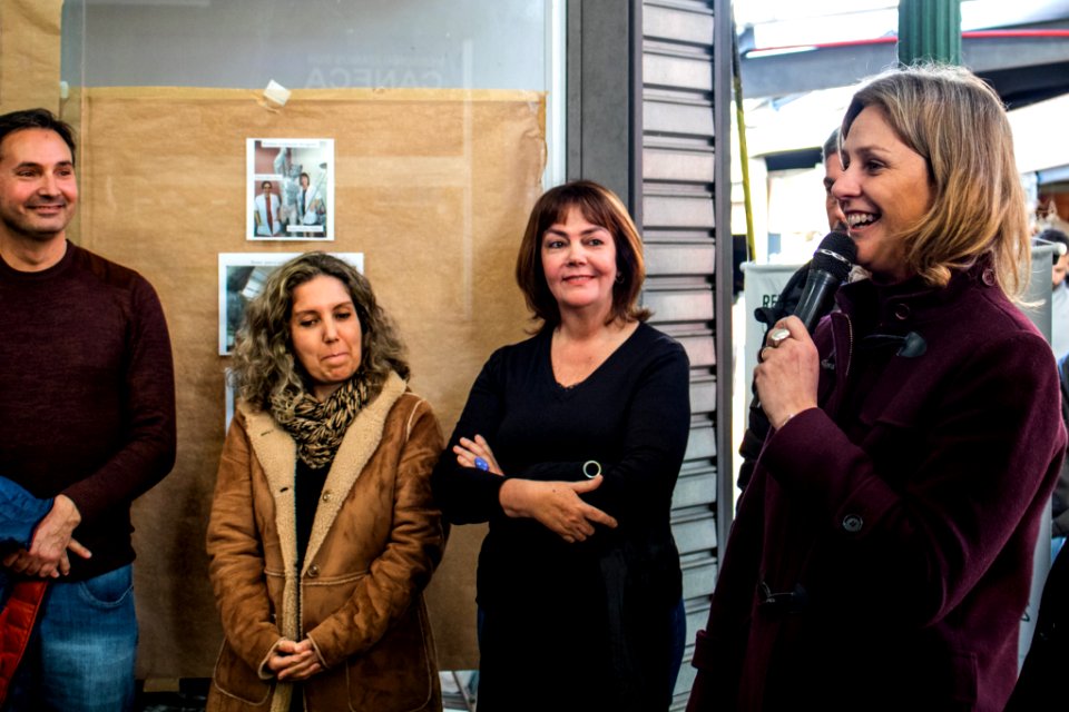 17.07.2019 - Prefeita Paula Mascarenhas prestigia a volta da estátua do Deus Mercúrio para o Mercado - Foto Michel Corvello