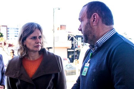 09.07.2019 - Prefeita Paula Mascarenhas visita UPA Areal em comemoração aos 3 anos com a nova secretária Roberta Ribeiro - Foto Michel Corvello