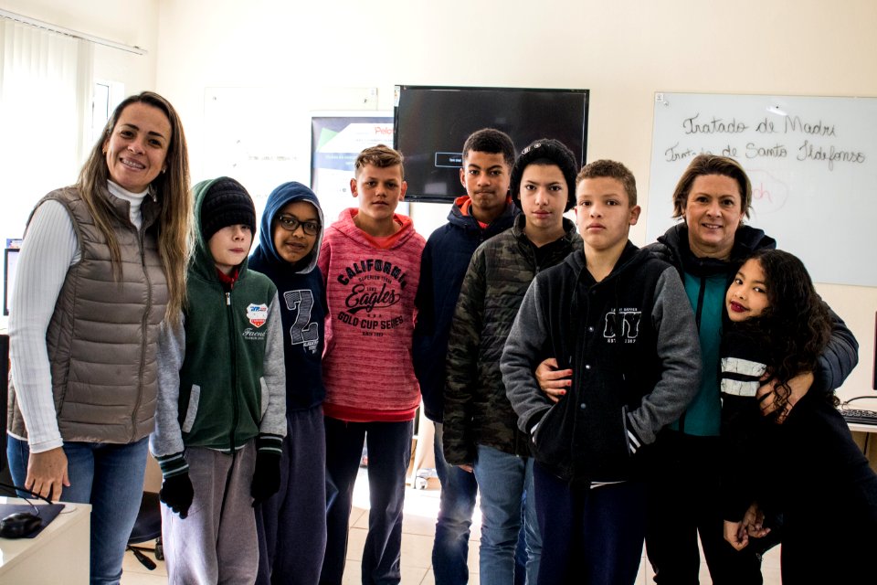 05.09.2019 - Aula de robótica na Emef Luiz Augusto de Assumpção - Foto Lucas Pereira